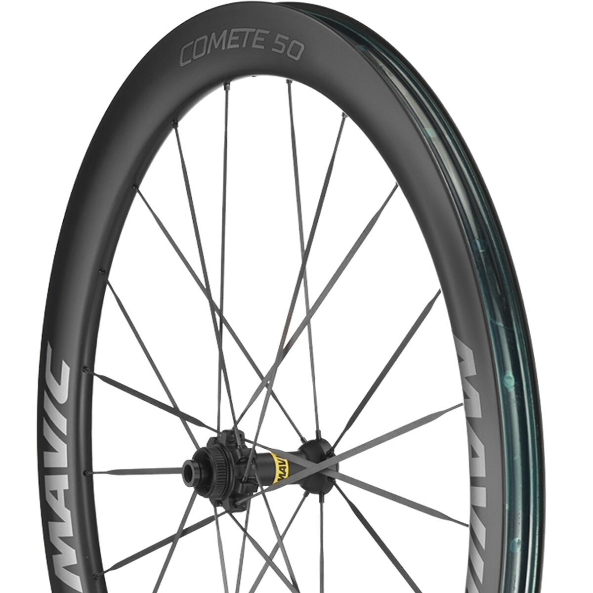Mavic Comete 50 CL Wheel Black, Front, 12x100