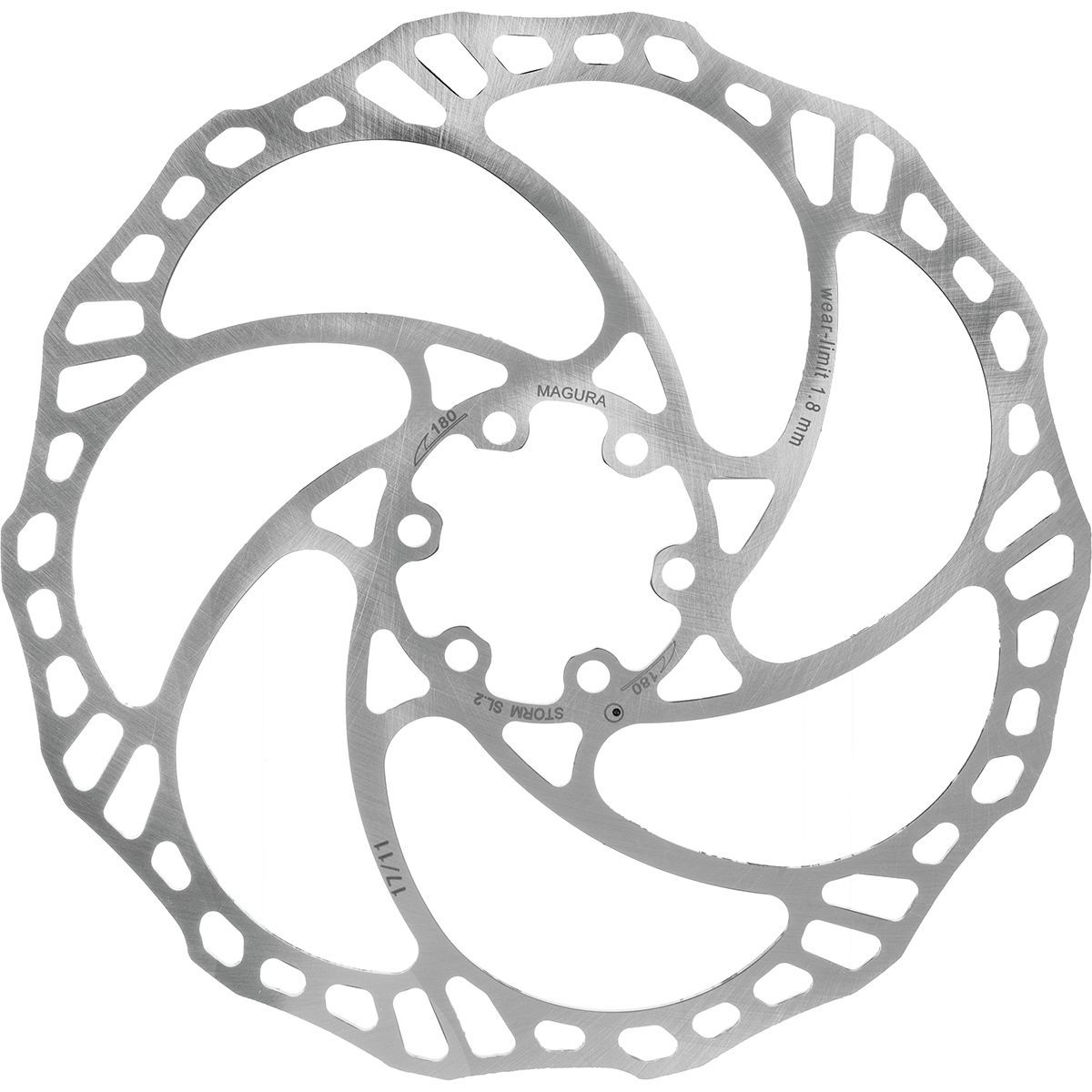 Magura USA Magura USA Storm SL.2 6-Bolt Rotor Silver, 160mm