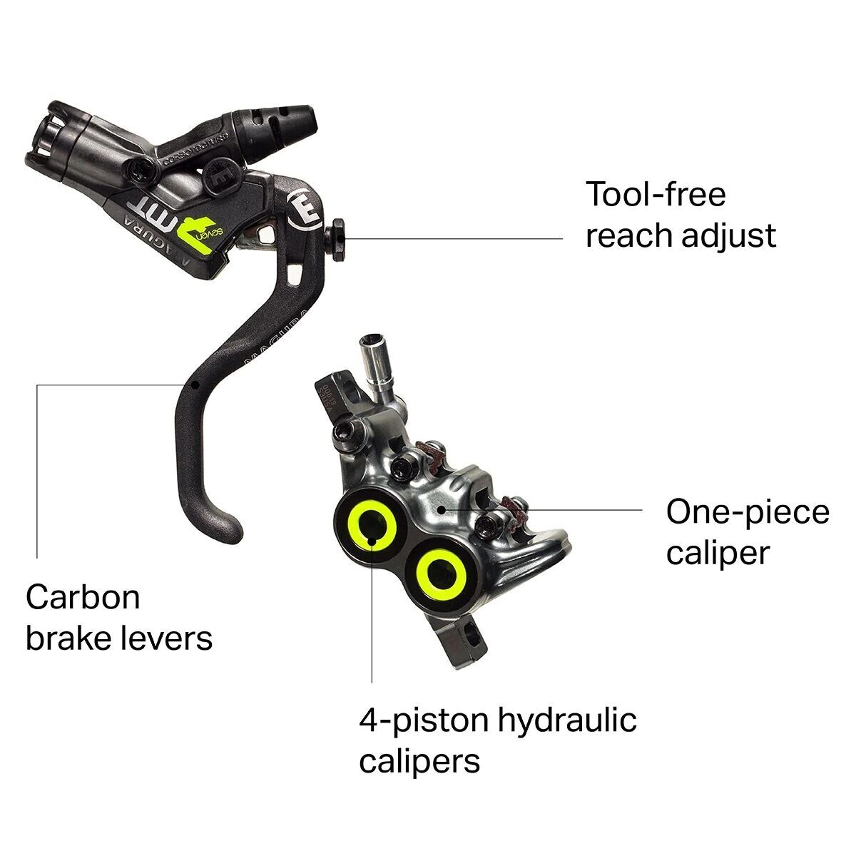Magura USA MT7 Pro Disc Brake - Components