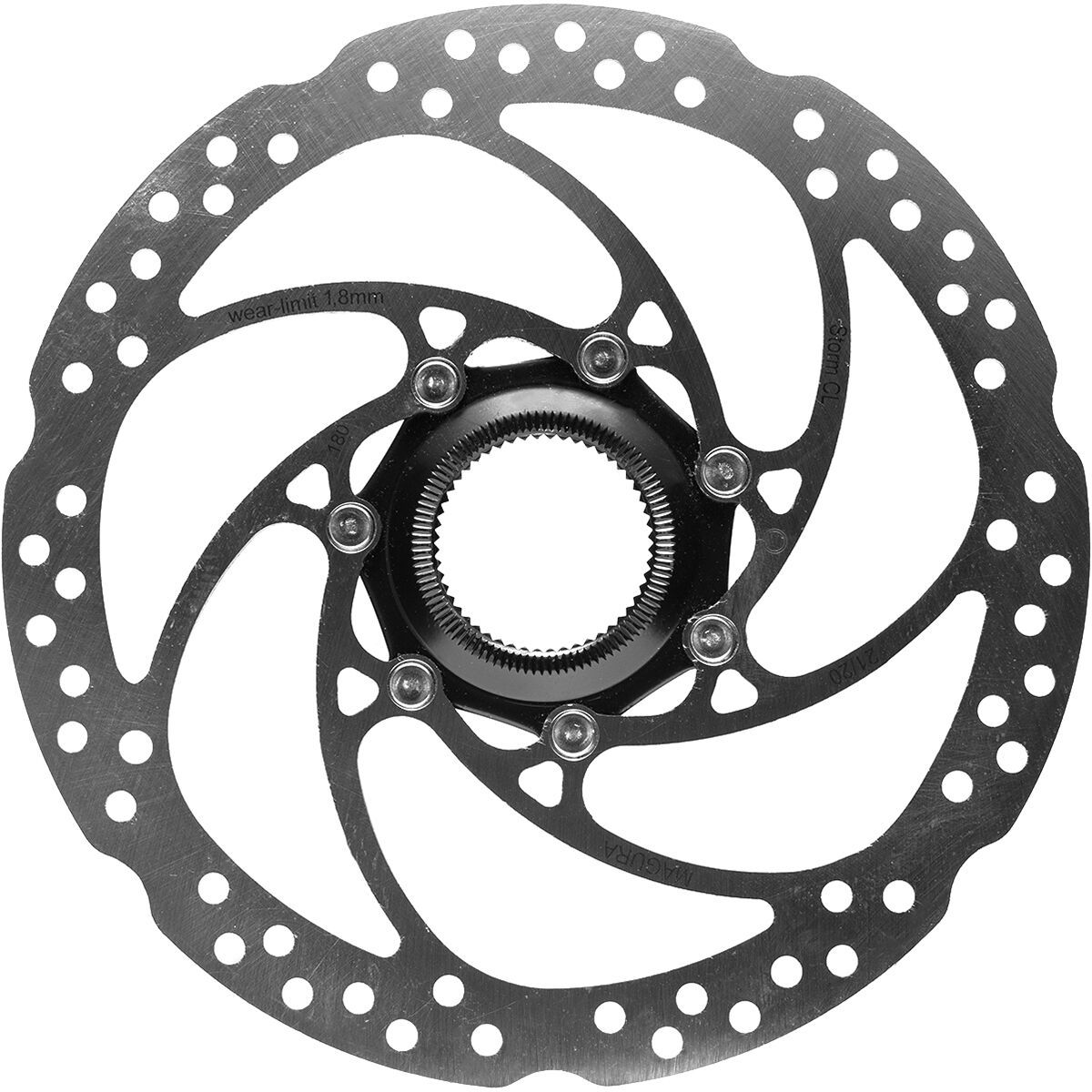 Magura Usa Magura USA Storm CL Disc Brake Rotor - Centerlock Silver, 180mm