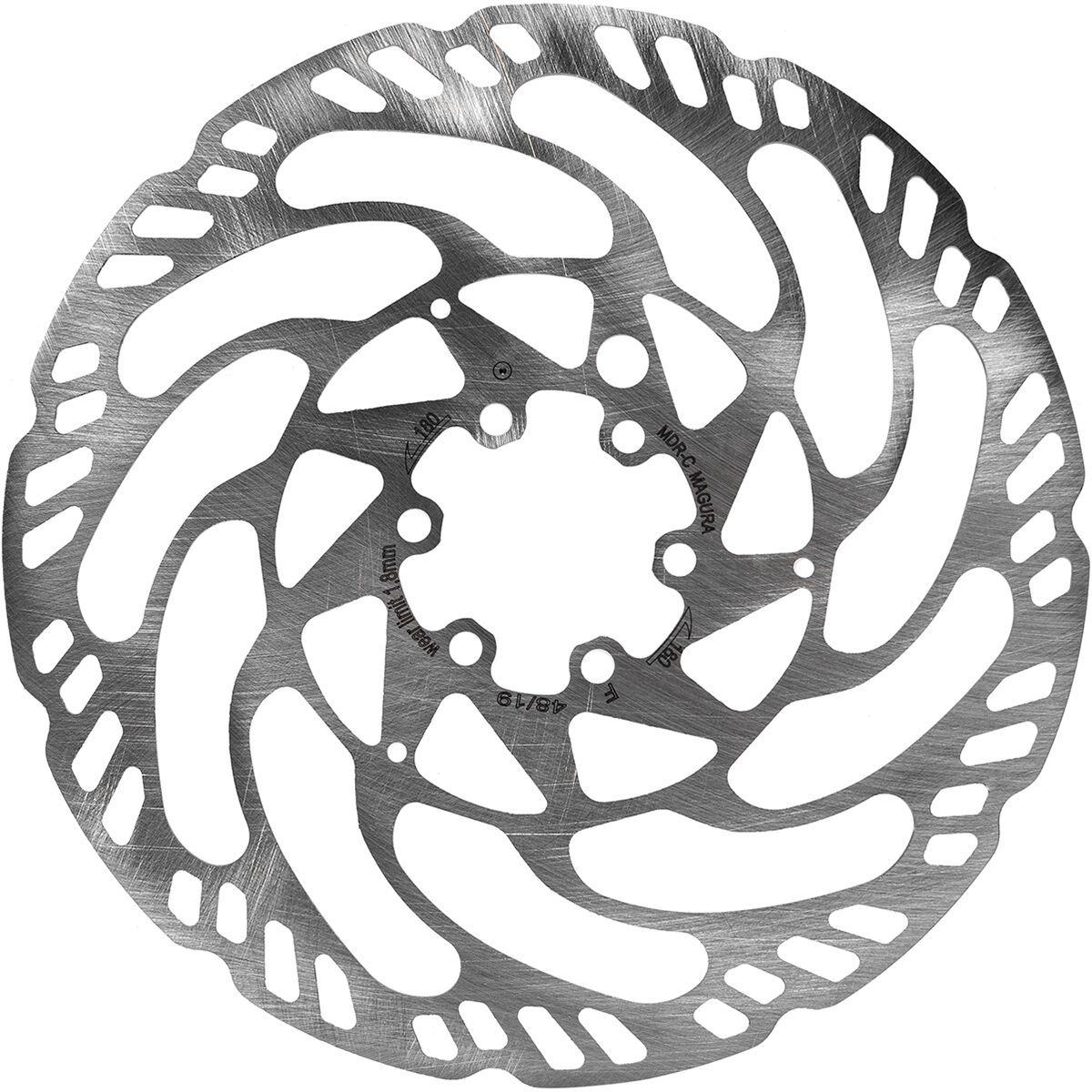 Magura USA MDR-C Disc Brake Rotor Silver, 180mm