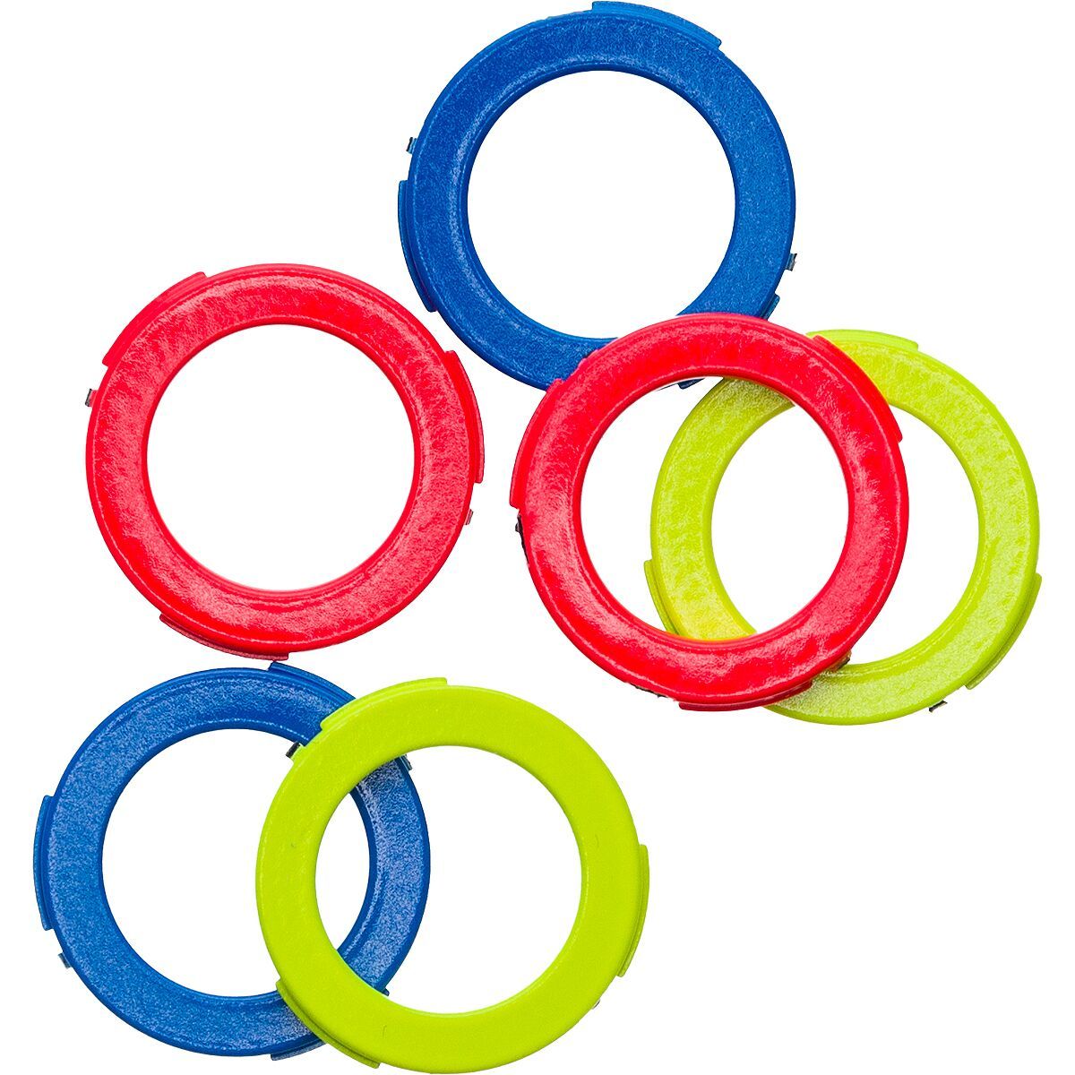 Magura USA Magura USA 2 Piston Cover Kit Blue, Neon Red, Neon Yellow, 6 Pieces