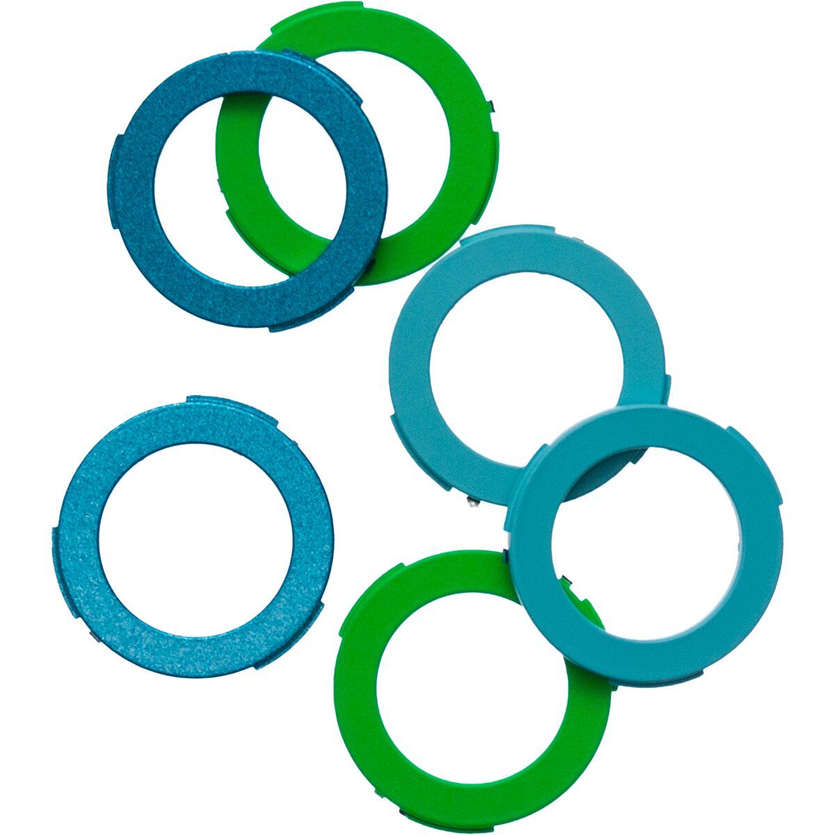 Magura USA 2 Piston Cover Kit Neon Green, Cyan, Mint Green, 6 Pieces