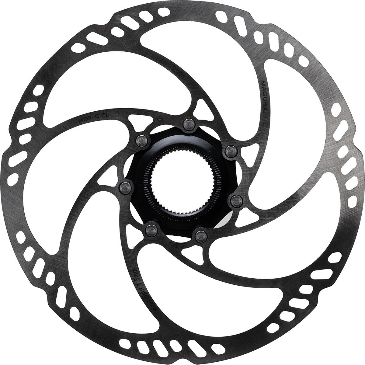 Magura Usa Magura USA MDR-C CL Disc Brake Rotor Black/Silver, 203mm