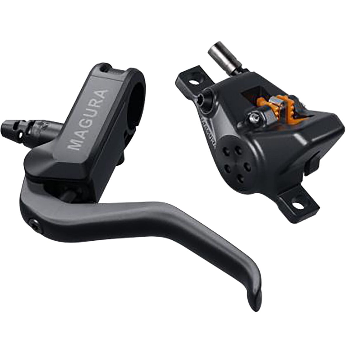 Magura MT7 Pro 4-Piston Hydraulic Disc Brake – Front/Rear Or Pair, Post Mount, Black, Made In Taiwan