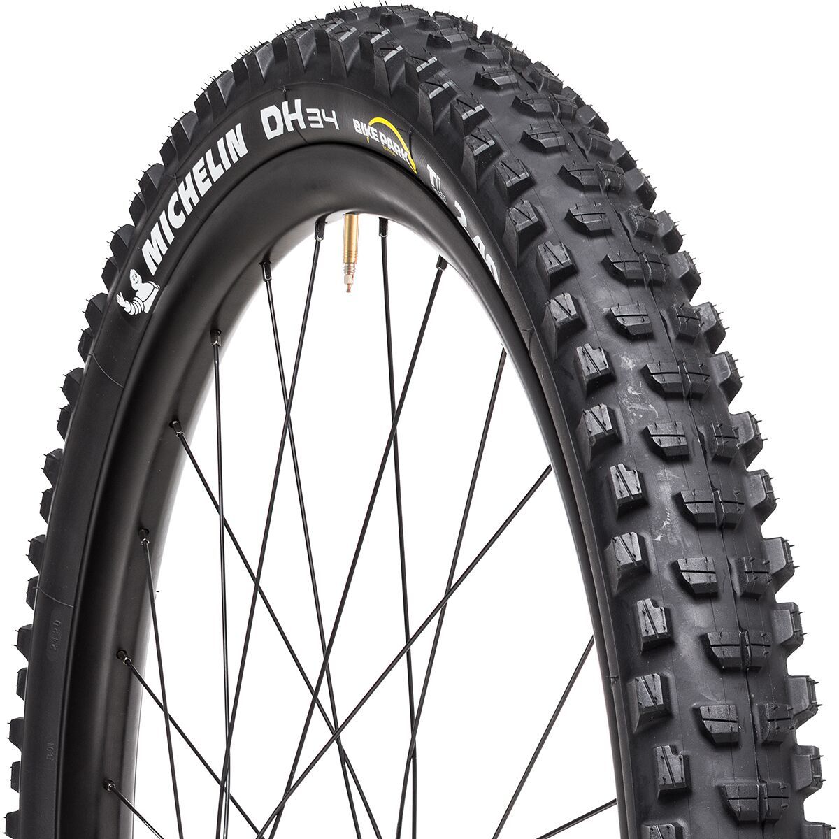 Michelin DH34 Bike Park Tubeless Tire - 27.5in Folding, Black, 27.5x2.4