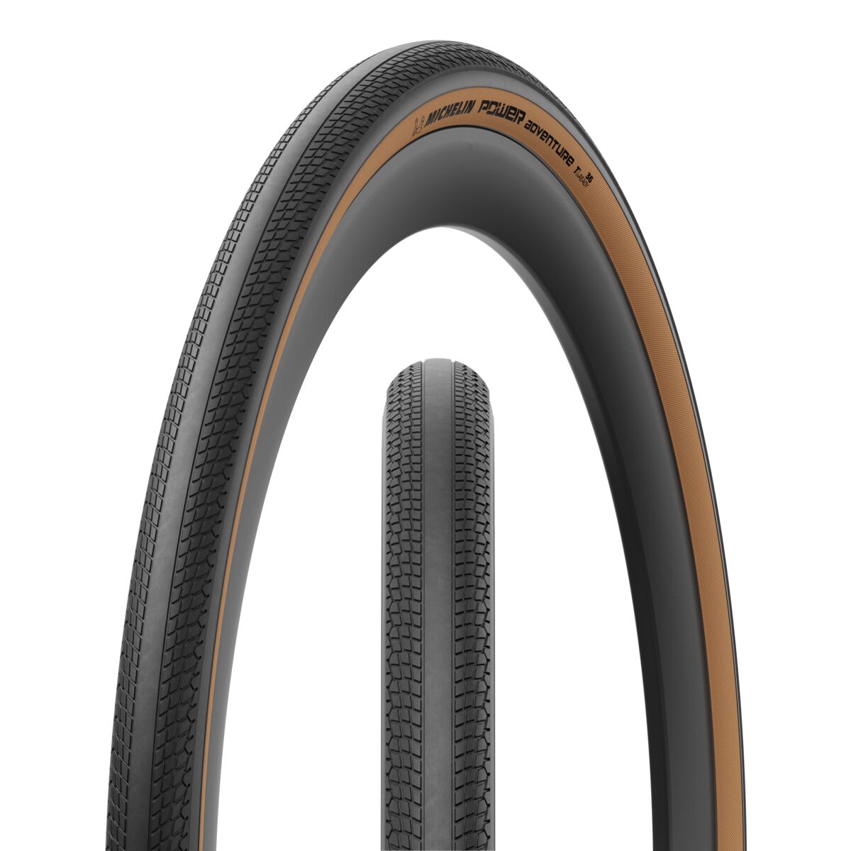 Michelin Michelin Power Adventure 650b - Tubeless Tire Classic Tan, 650Bx48 - $78.99 at Competitive Cyclist
