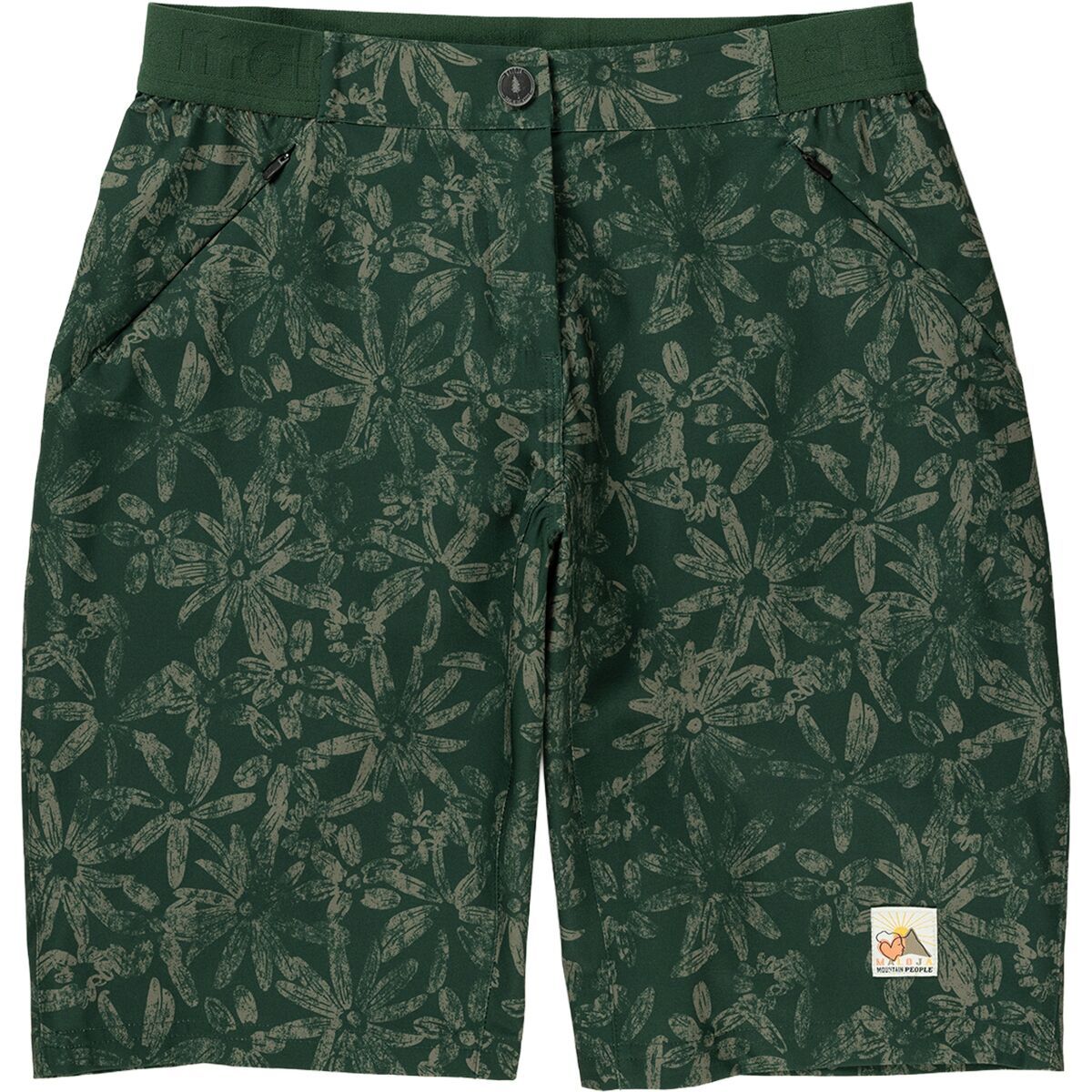 Maloja Maloja AnemonaM Printed Mountain Bike Short - Women's Fir Mountainarnica, M