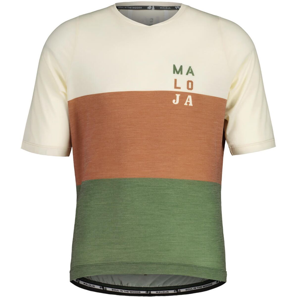 Maloja Maloja JezerskoM Short-Sleeve Gravel Jersey - Men's Amber Multi, S