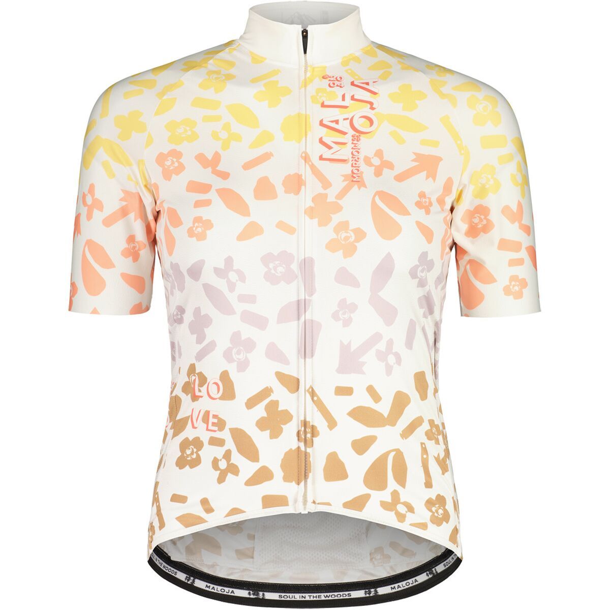 Maloja YukonM Short-Sleeve Jersey - Women's Glacier Milk Sundry, XS