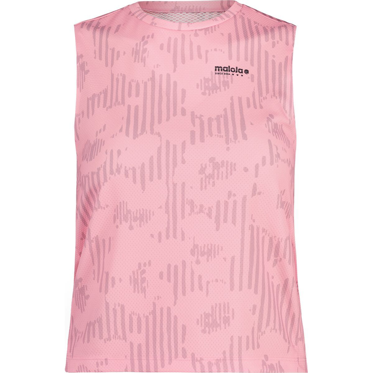 Maloja WallbergM Tank Jersey - Women's Magnolia Stripeflower, L