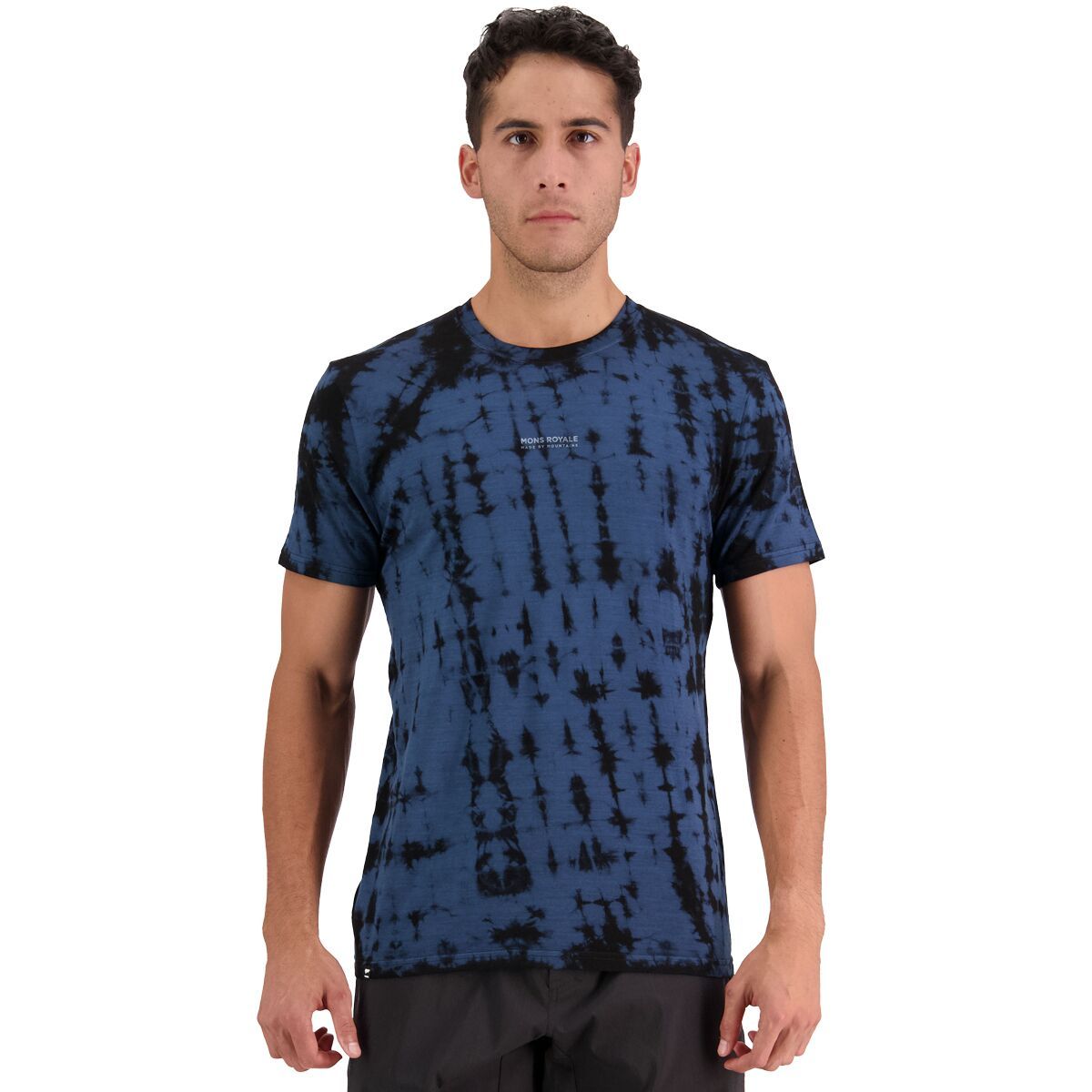 Mons Royale Icon T-Shirt - Men's Ice Night Tie Dye, M