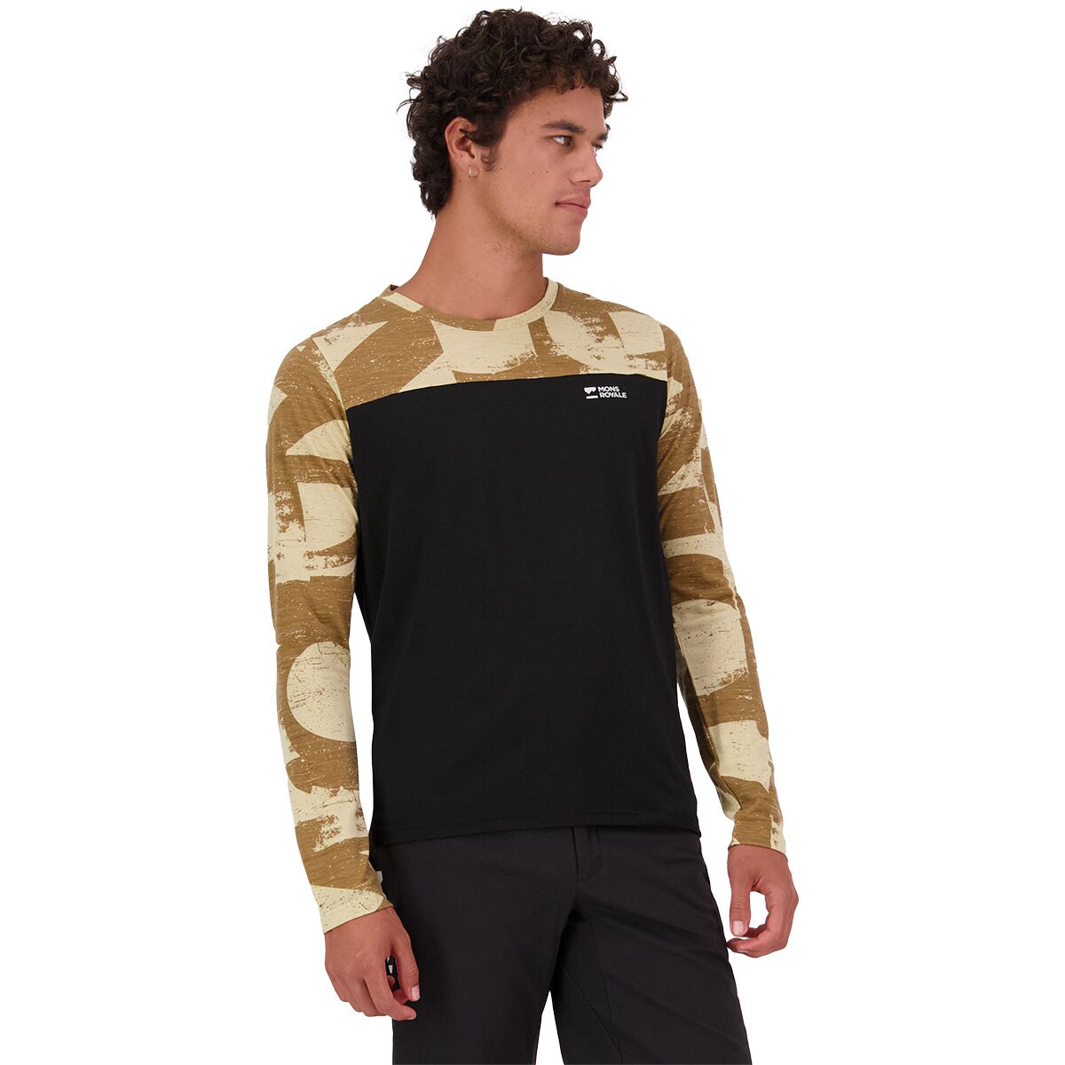 Mons Royale Mons Royale Diversion Merino Long-Sleeve Bike Jersey - Men's Black, XL