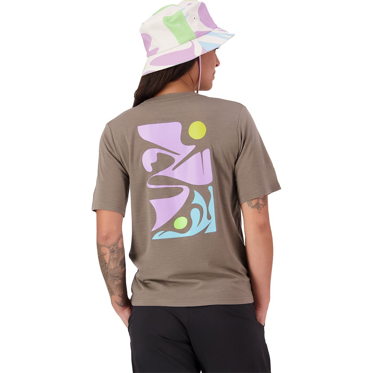 Mons Royale Mons Royale Icon Logo T-Shirt - Women's Walnut, L