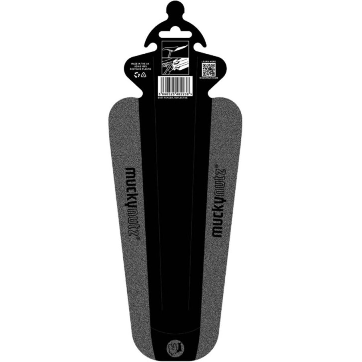 Mucky Nutz Mucky Nutz Butt Fender Black/Reflective, One Size