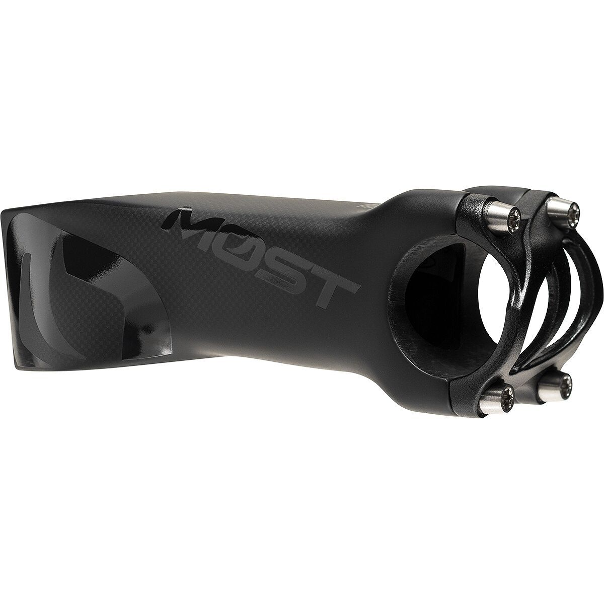Most Tiger Ultra Aero TICR Carbon Stem 1K Black, 110mm