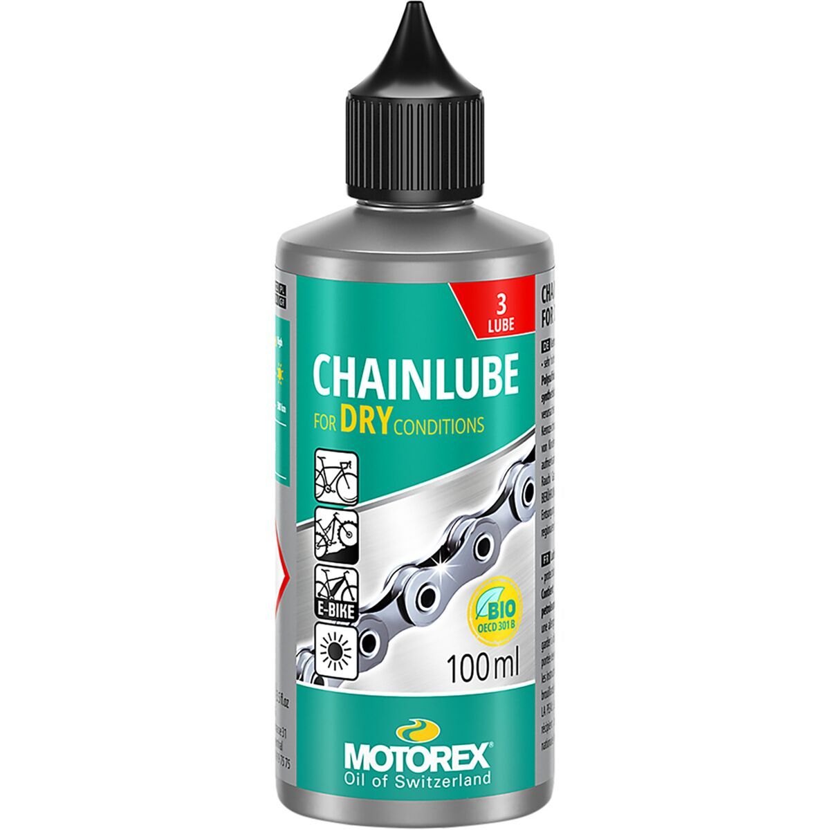 Motorex Chain Lube - Dry Conditions Drip, 100ml