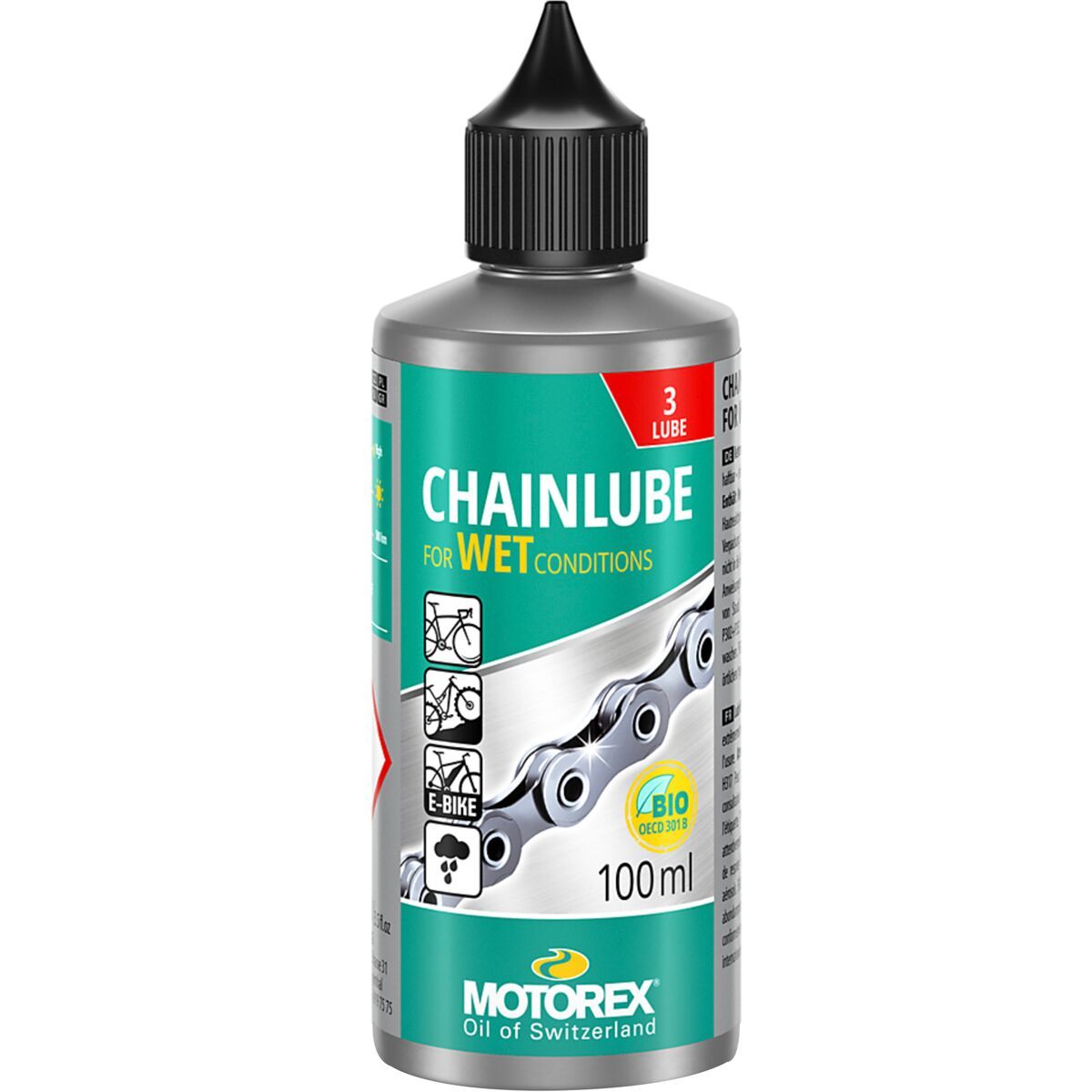 Motorex Chain Lube - Wet Conditions Drip, 100ml