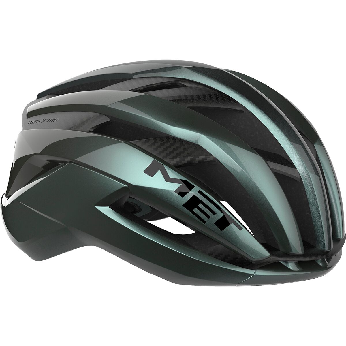 Trenta 3K Carbon Helmet in Hyper Teal Glossy - Size: Medium