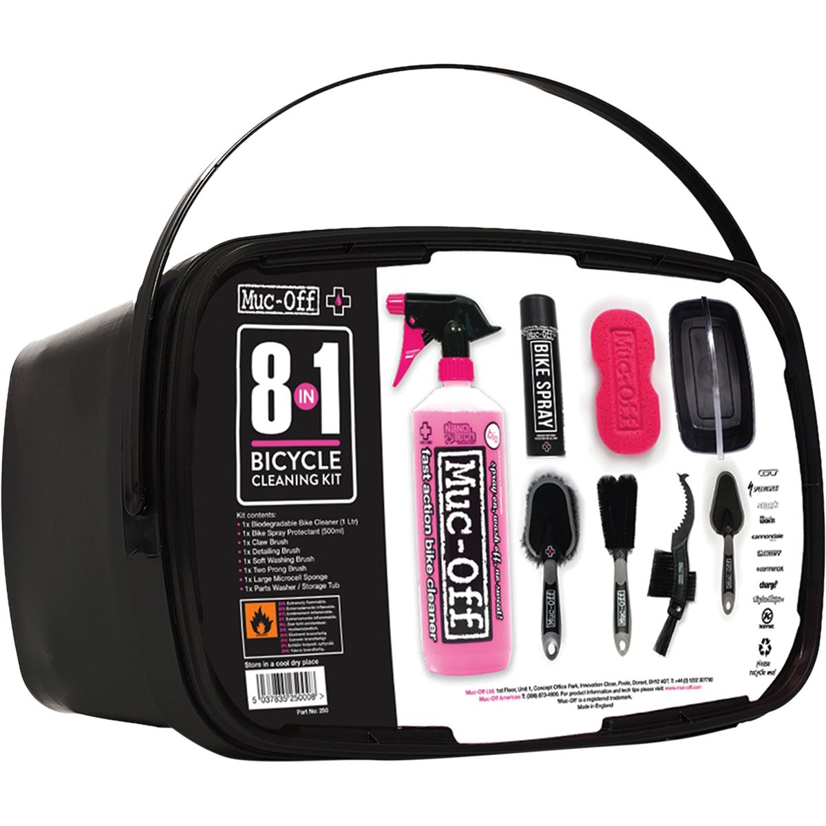 Muc-Off Muc-Off 8-in-1 Bicycle Cleaning Kit One Color, One Size - $79.99 at Competitive Cyclist