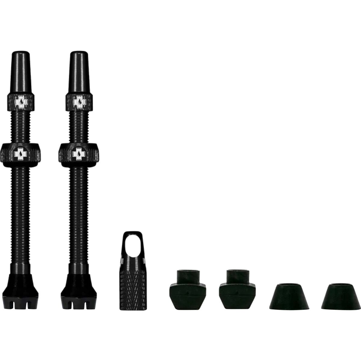 Muc-Off Muc-Off V2 Tubeless Valve Kit Black, 80mm, Pair - $30.39 at Competitive Cyclist