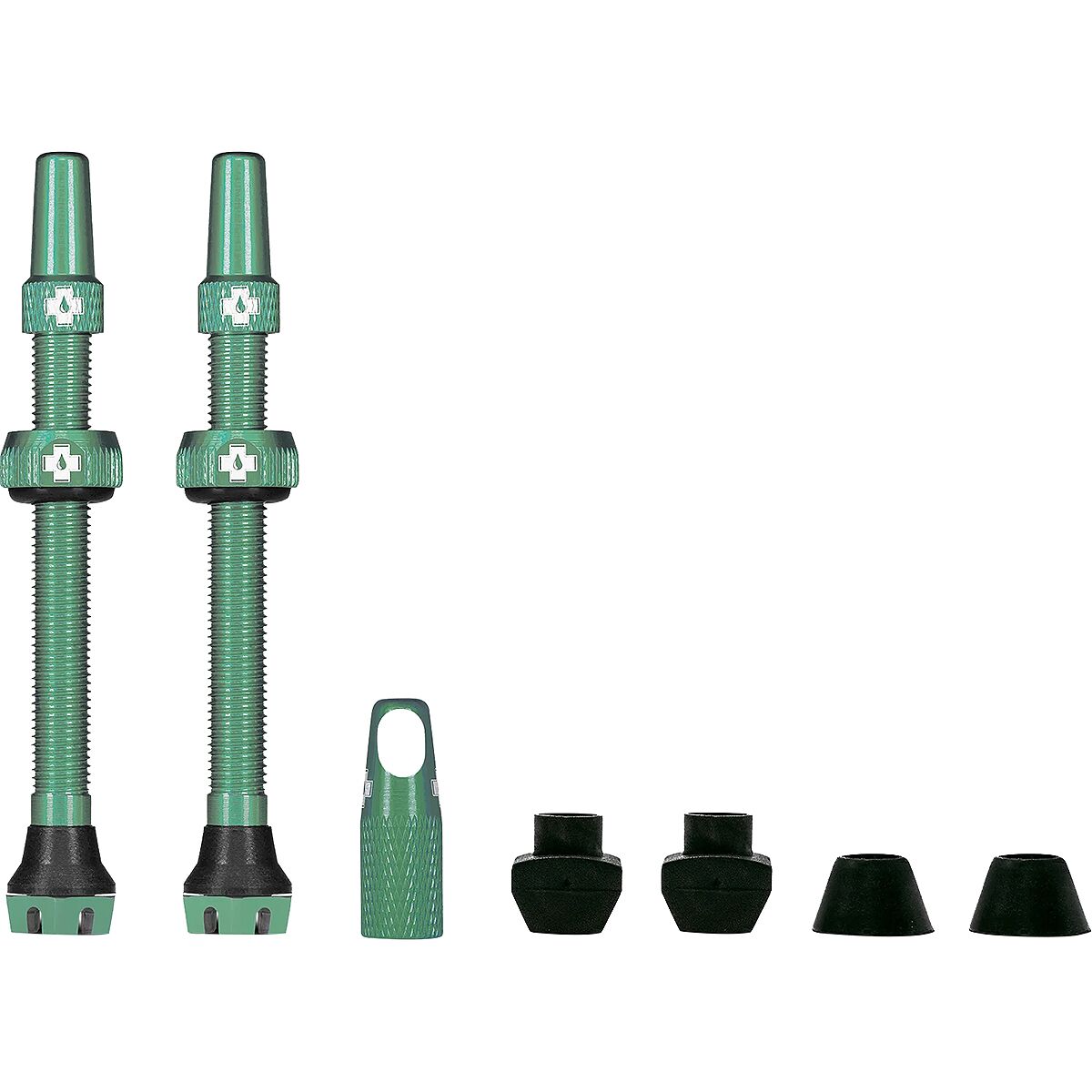 Muc-Off Muc-Off V2 Tubeless Valve Kit Turquoise, 60mm, Pair