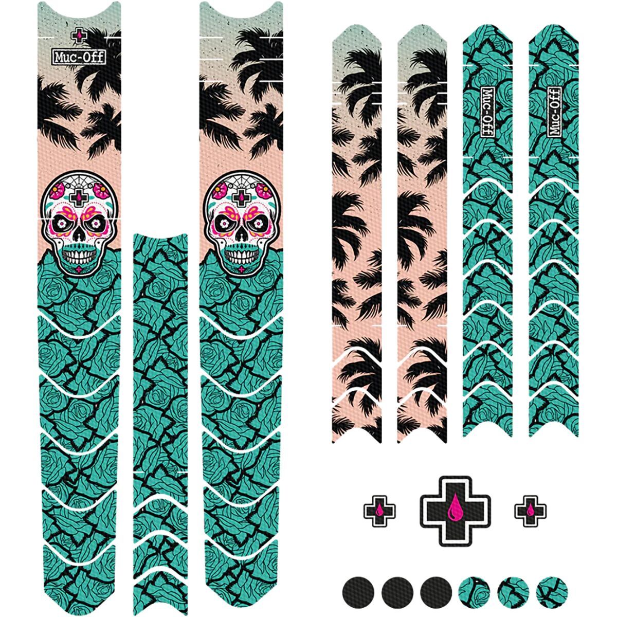 Muc-Off Frame Protection Kit - DH/Enduro/Trail Day of the Shred/Black, One Size