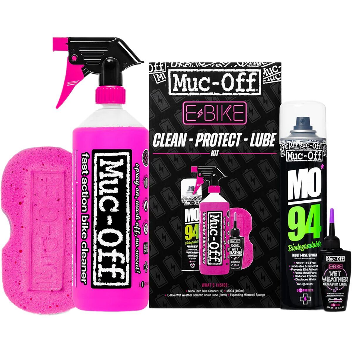 Muc-Off eBike Clean + Protect + Lube Kit One Color, One Size