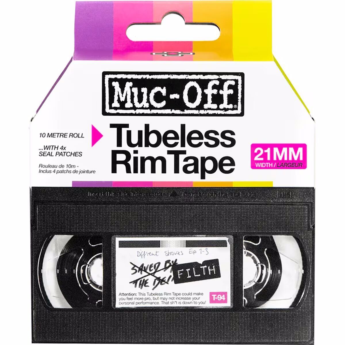 Muc-Off Muc-Off Tubeless Rim Tape - 10m Roll Pink, 28mm