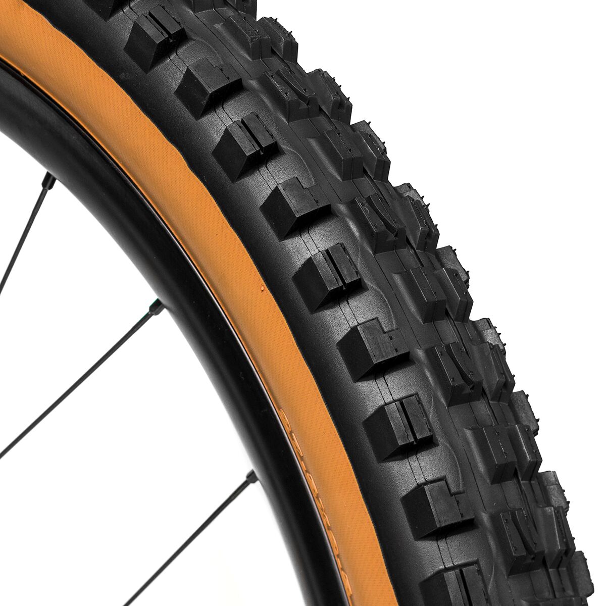 Pneu VTT Maxxis Minion DHF 27 5'' Tubeless Ready Dual Exo Protection Wide  Trail (WT) Flancs Beige