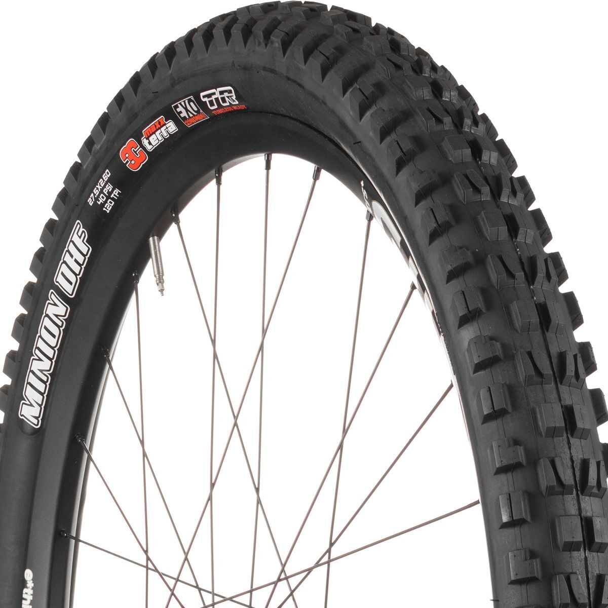 Maxxis Minion DHF Wide Trail 3C/EXO/TR 27.5in Tire Maxx Terra, 3C/EXO/TR, 27.5x2.6