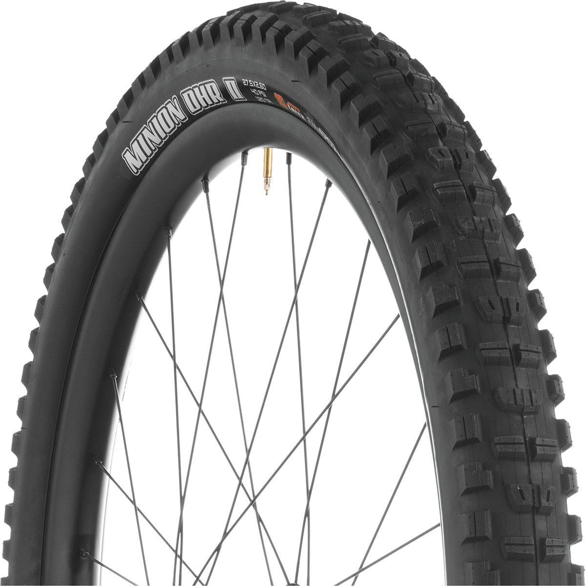 Maxxis Minion DHR II Wide Trail 3C/EXO/TR 27.5in Tire Maxx Terra, 3C/EXO/TR, 27.5x2.6