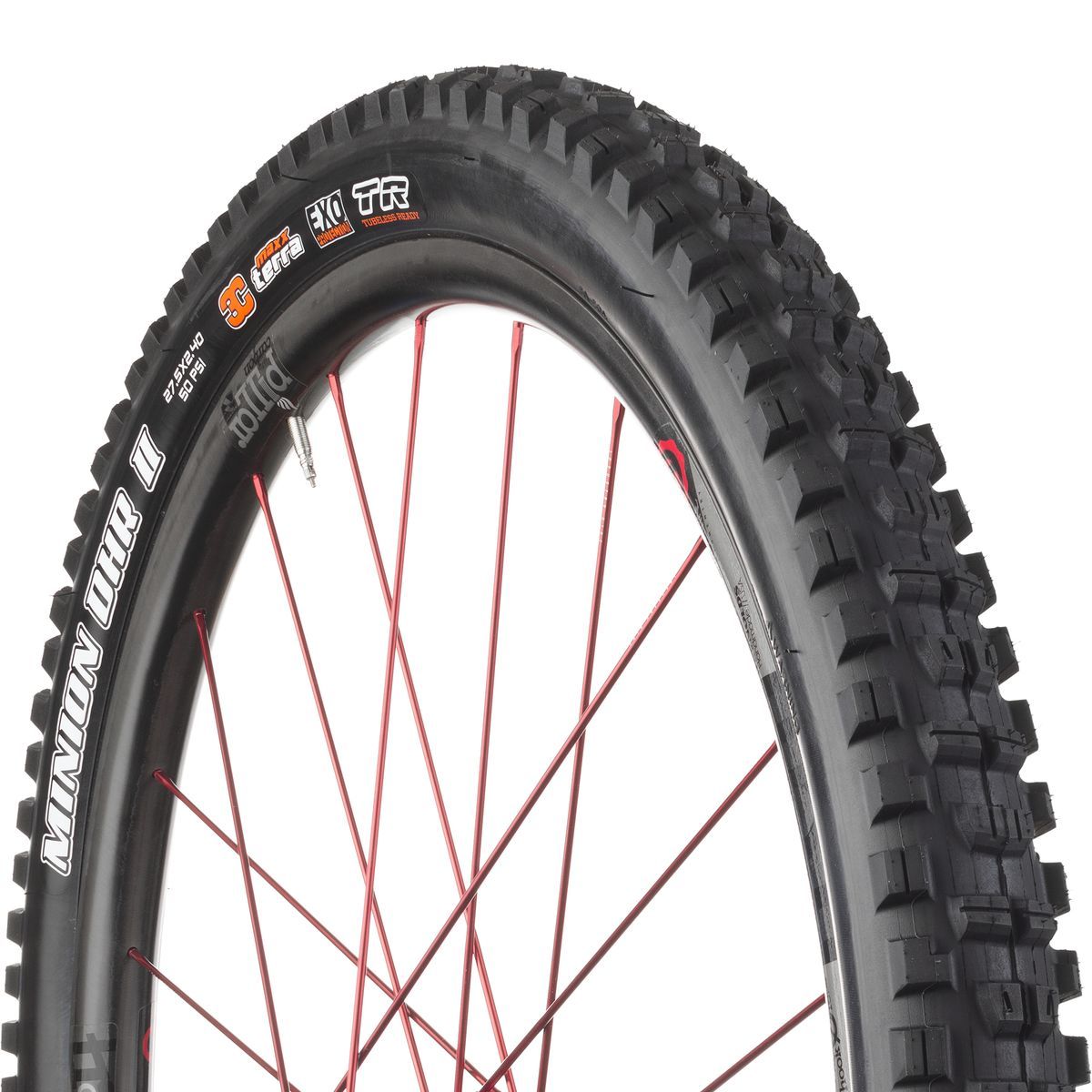 Maxxis Minion DHR II Wide Trail 3C/EXO/TR 27.5in Tire 3C Maxx Terra/EXO/TR, 27.5x2.4