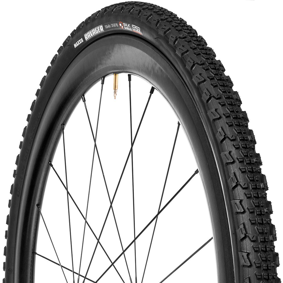 Maxxis Ravager EXO/TR Clincher Tire Black/Dual Compound/SilkShield, 700x40