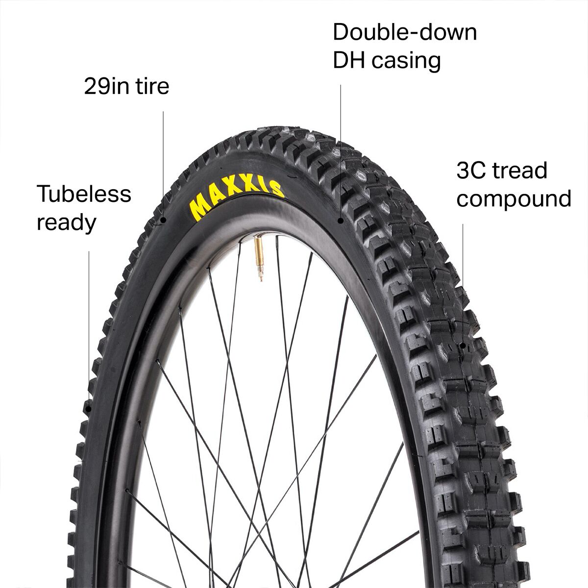 Maxxis Minion DHR II Wide Trail 3C/Double Down/TR 29in Tire