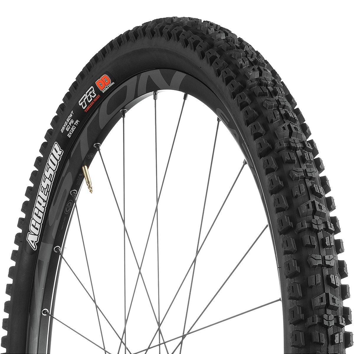 Maxxis Aggressor Wide Trail Double Down/TR 29in Tire Black, Dual Compound, 29x2.5