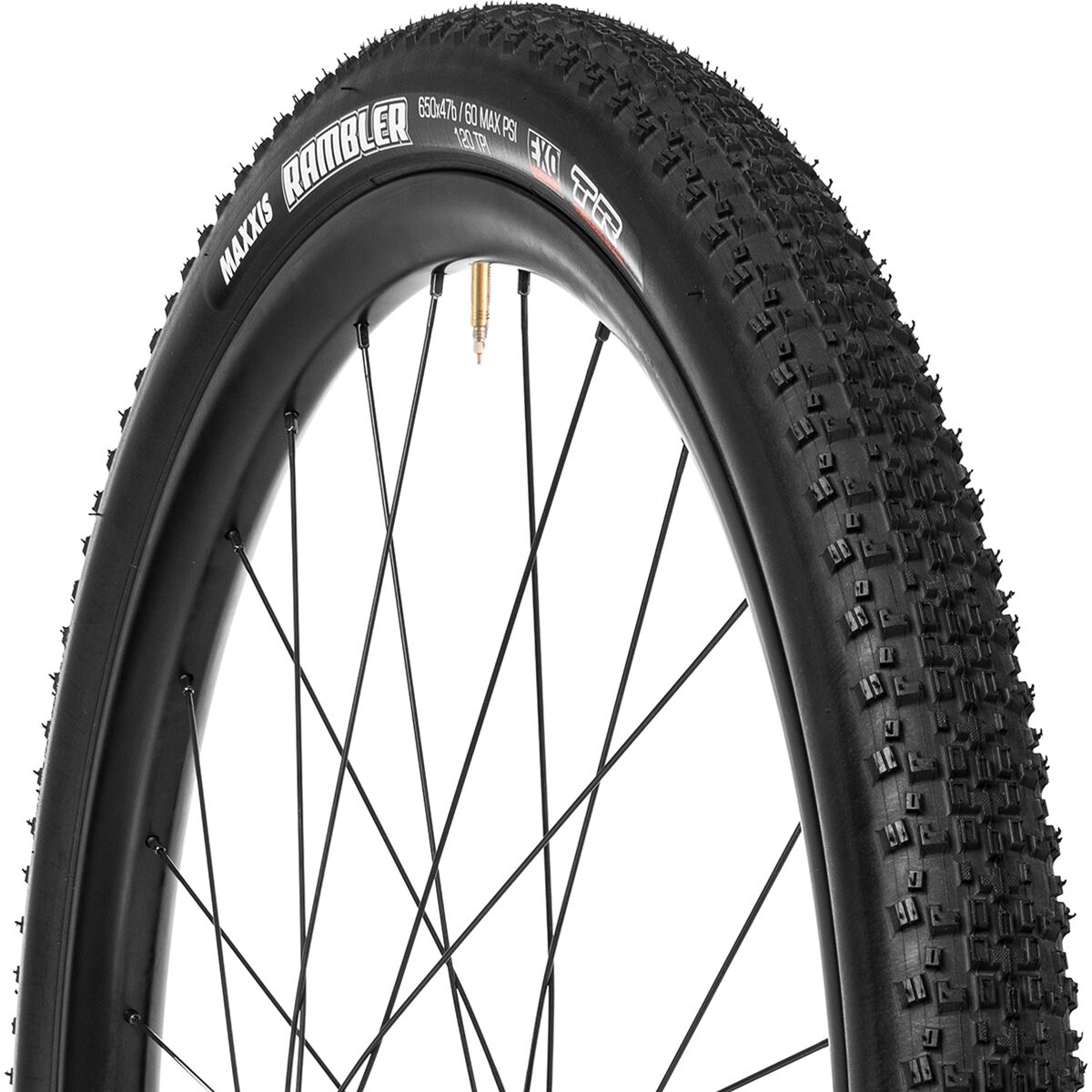 Maxxis Maxxis Rambler 650b Tubeless Tire Dual Compound/EXO/TR, 650x47