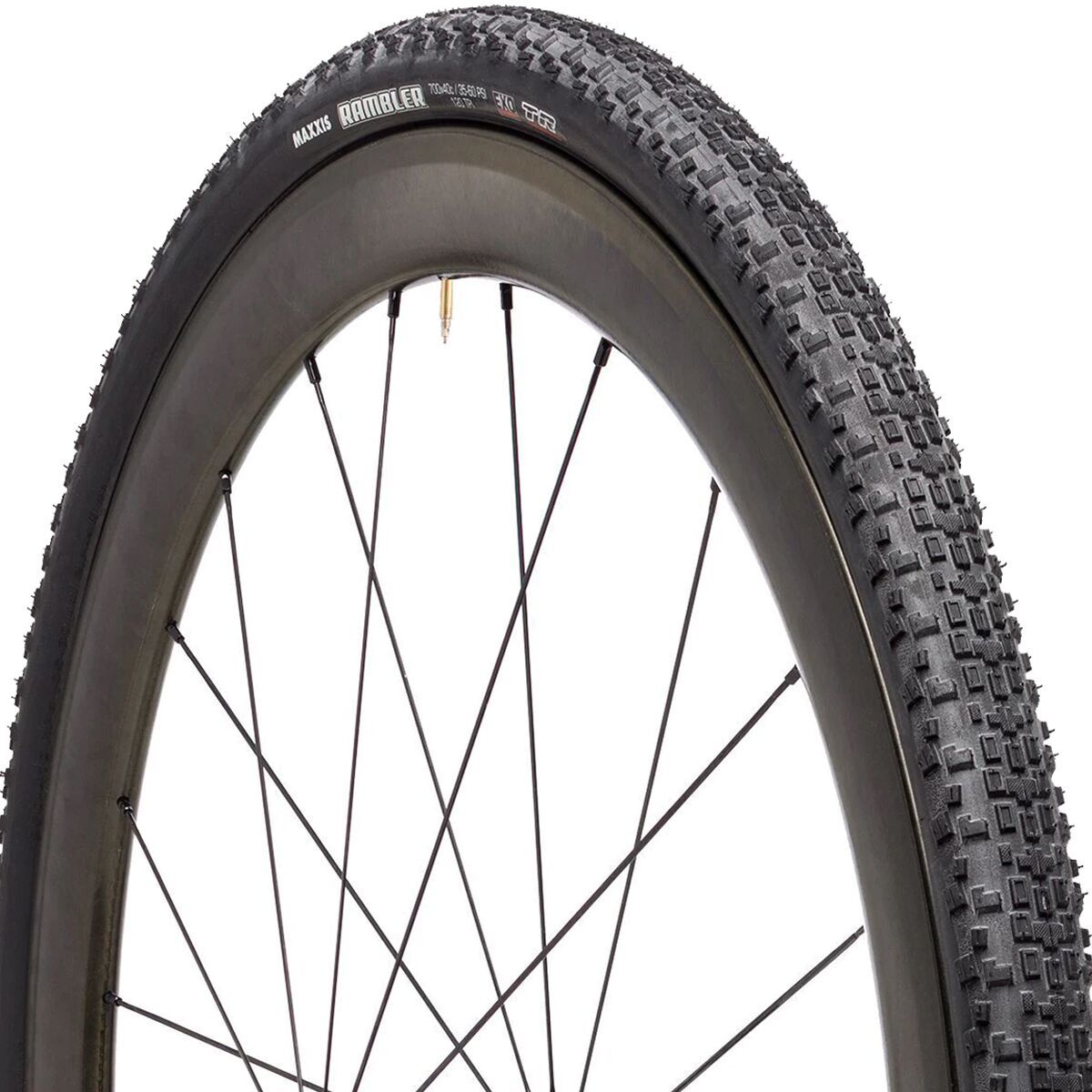 Maxxis Rambler Tubeless Tire Black/Dark Tan, 700x38