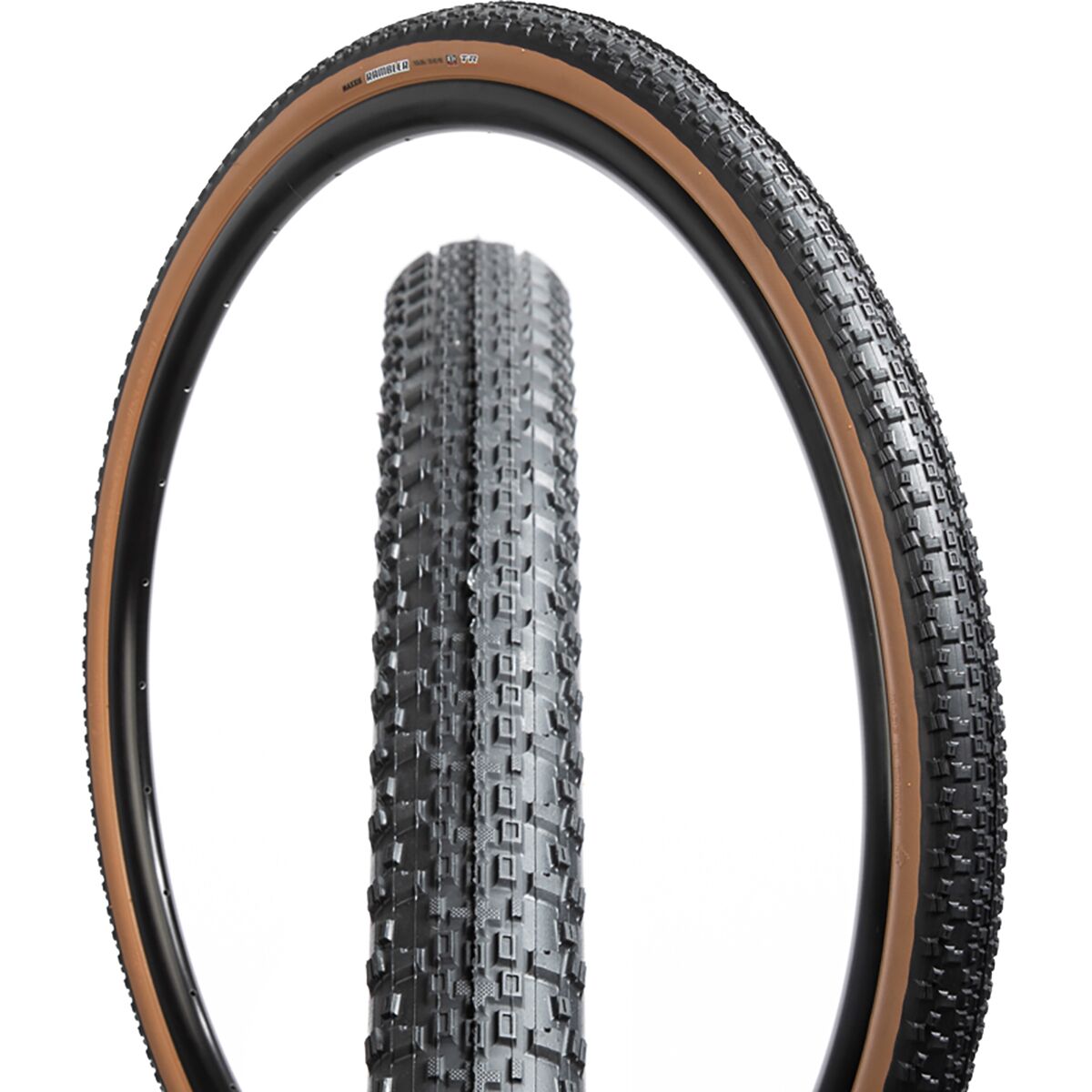 Maxxis Rambler Tubeless Tire Black/Tan, Dual-EXO, 700x50