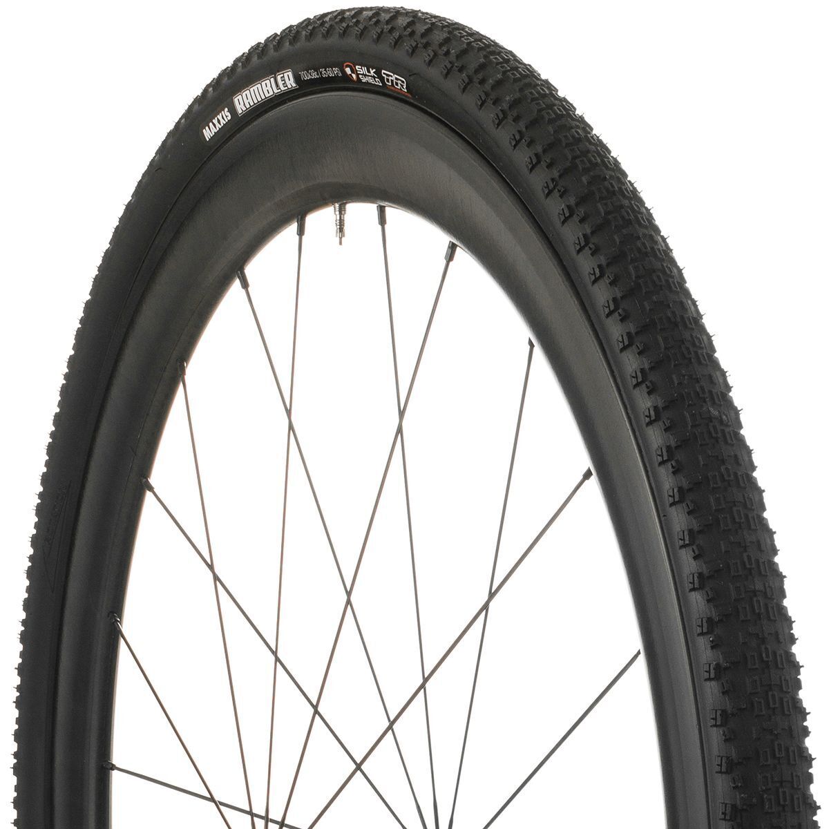 Maxxis Rambler Tubeless Tire Black/Dual Compound/SilkShield, 700x45