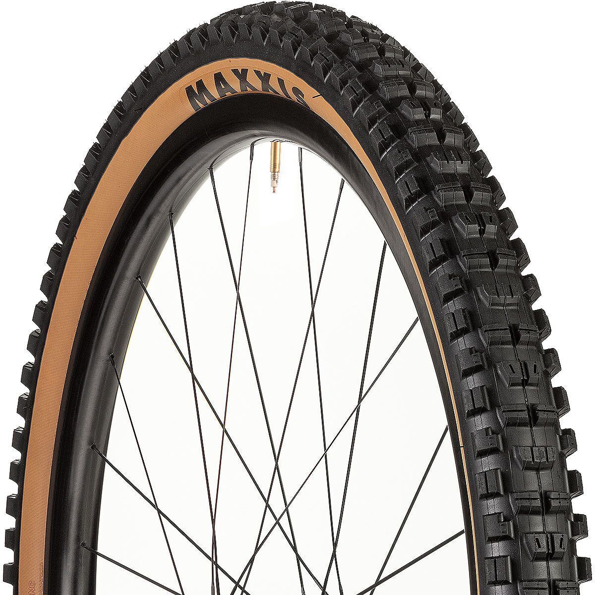Maxxis Minion DHR II Wide Trail Dual Compound EXO/TR 29in Tire Dark Tan Wall, Dual Compound/EXO/TR, 29x2.4