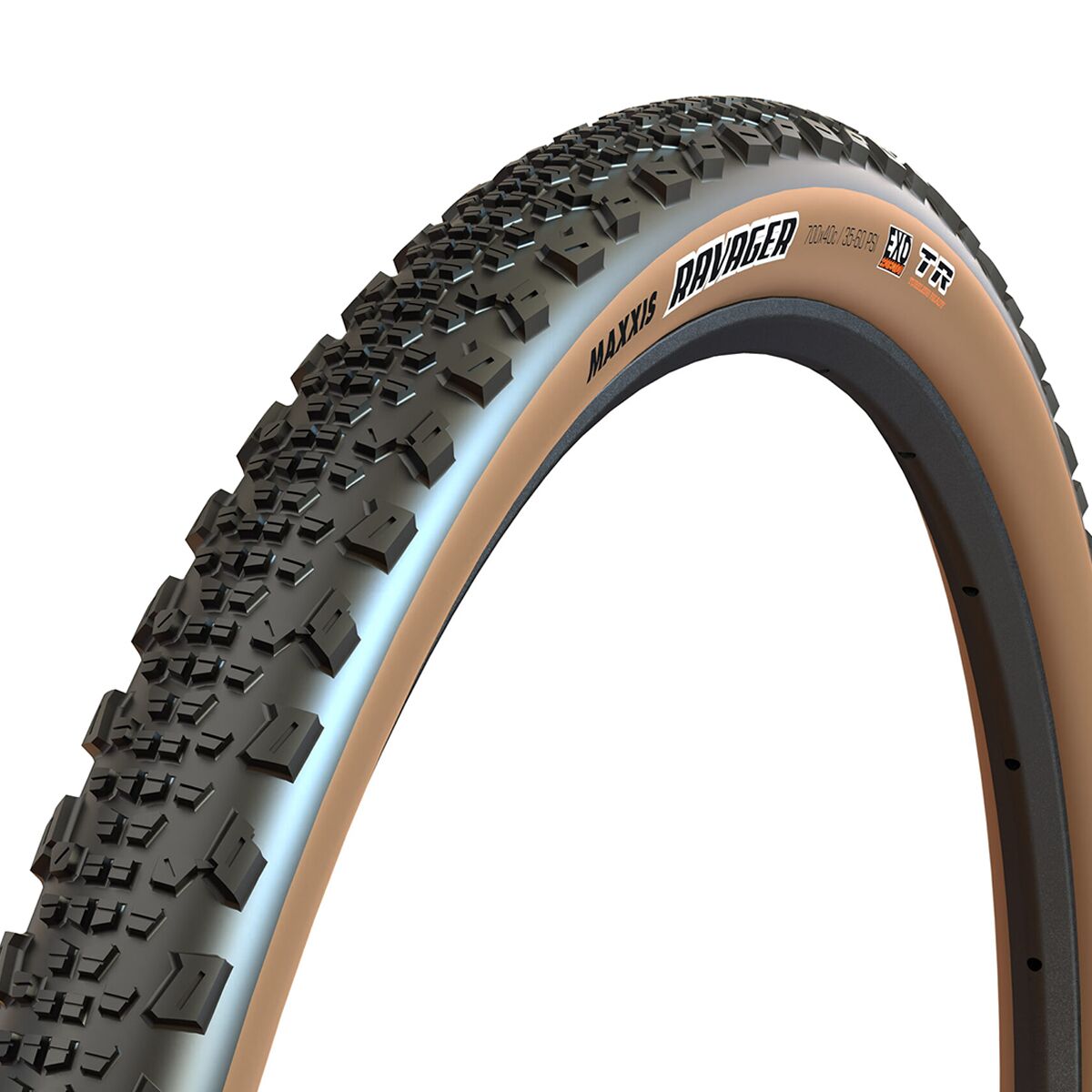 Maxxis Maxxis Ravager EXO/TR Tire Black/Tan, 700x40