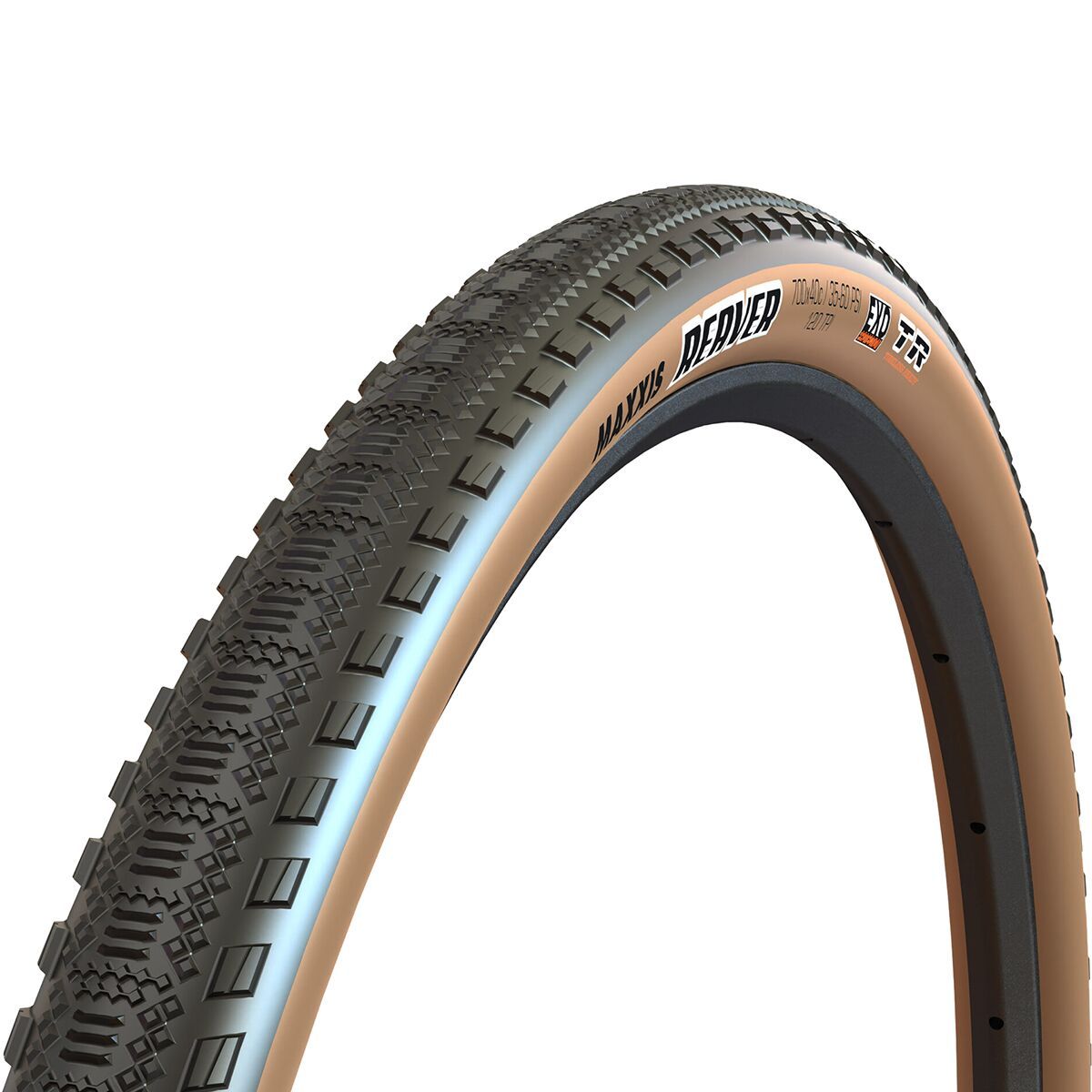 Maxxis Reaver Dual-EXO/TR Tire Tan, 700x45