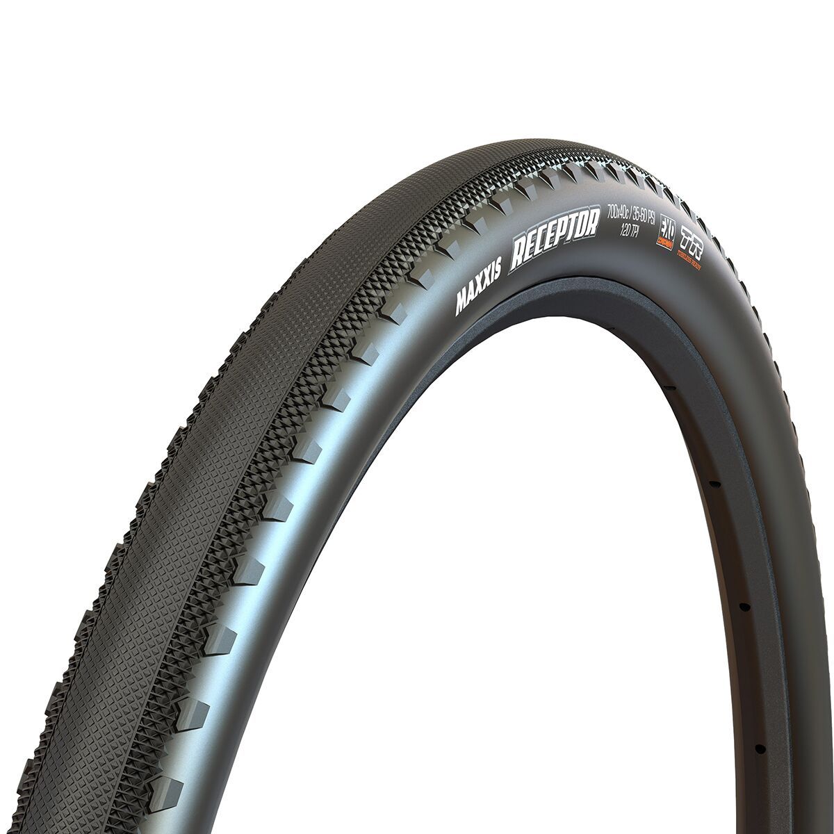 Maxxis Maxxis Receptor Dual-EXO Protection/TR 650b Tire Black/Dark Tan, 650bx47