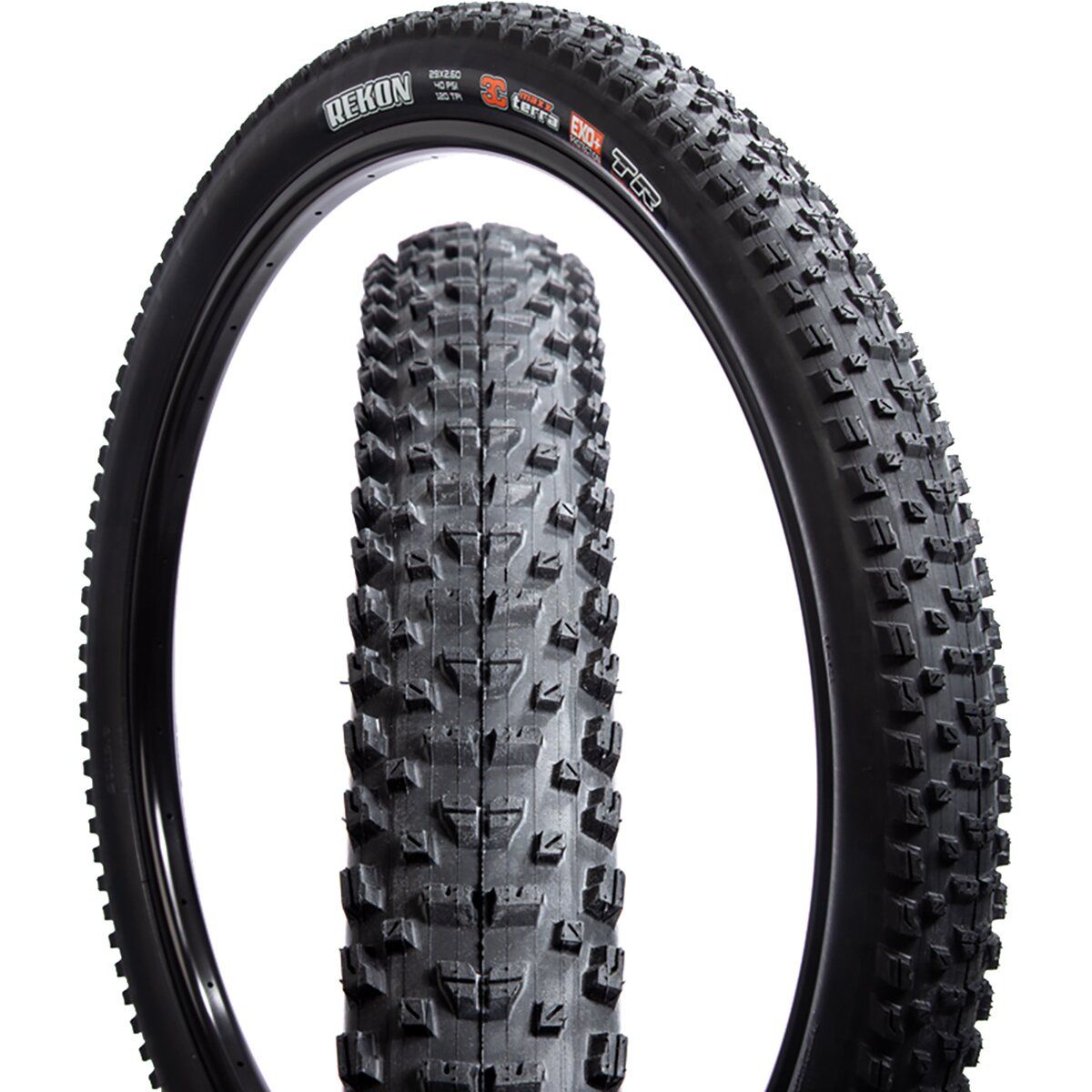 Maxxis Rekon Race Dual-EXO/Wide-Trail/TR 29in Tire Black, 29x2.4