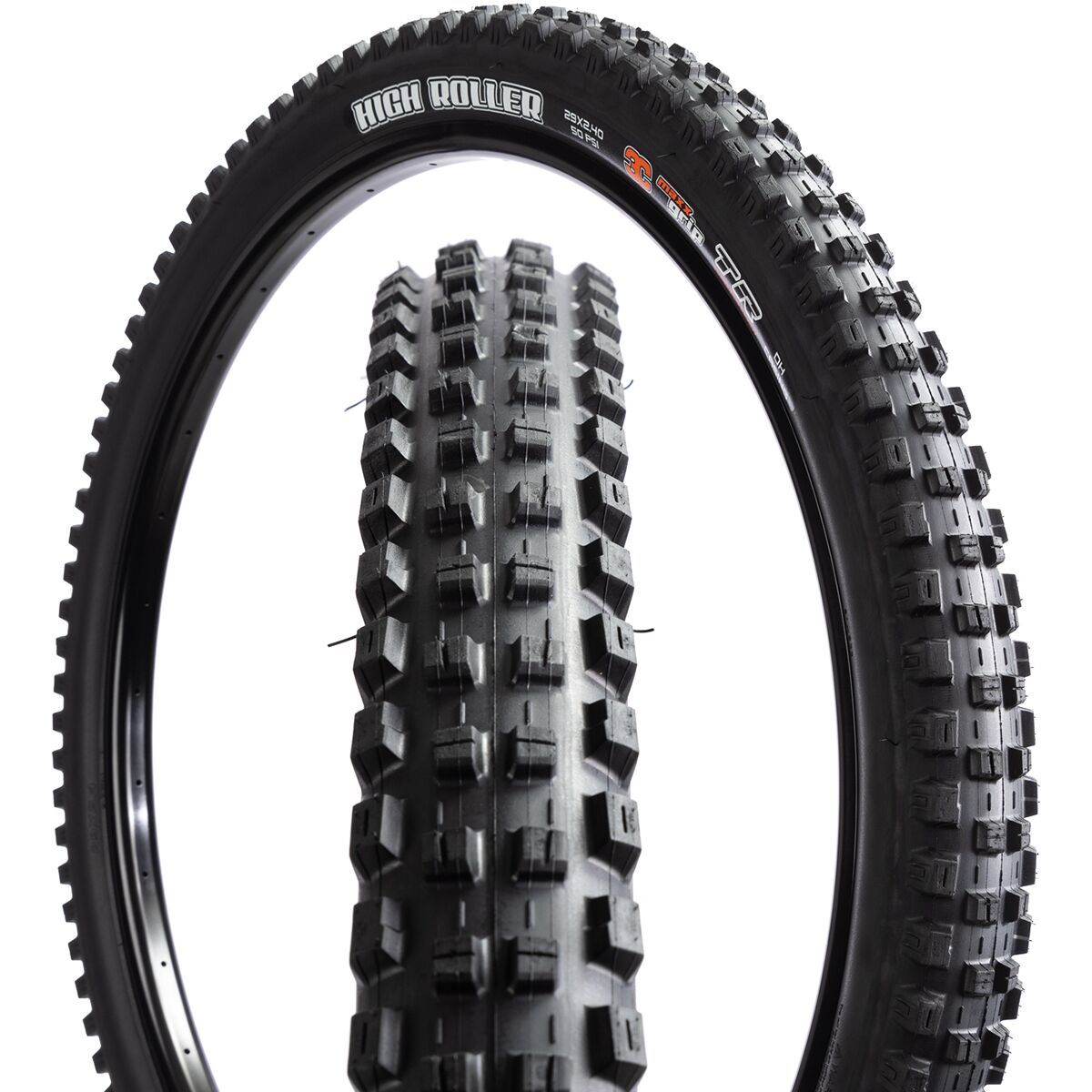 Maxxis Maxxis High Roller III 3C/MaxxGrip/DH 29in Tubeless Tire Black, 29x2.4
