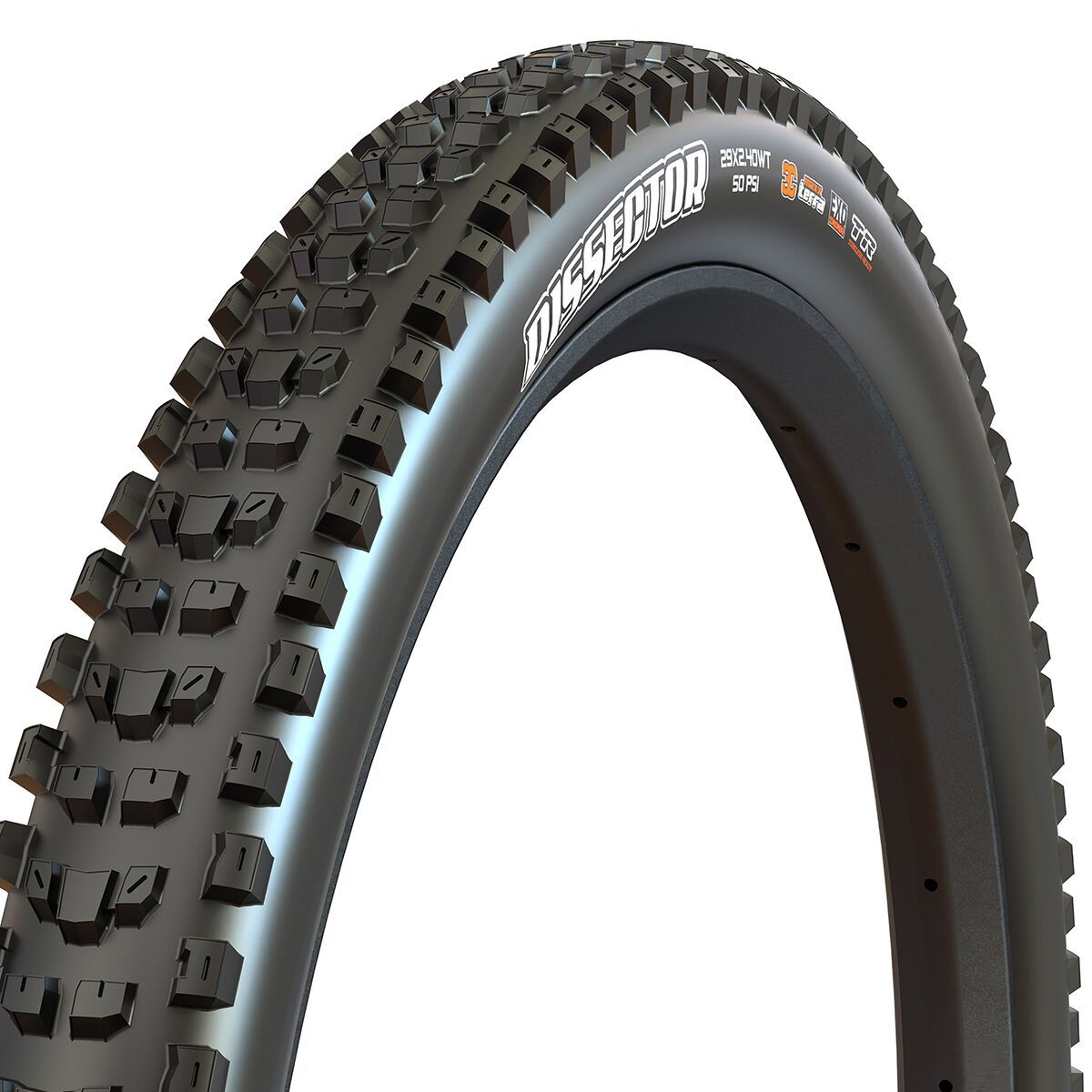 Maxxis Dissector 27.5in Tire Black, 3CT/EXO, 27.5x2.6