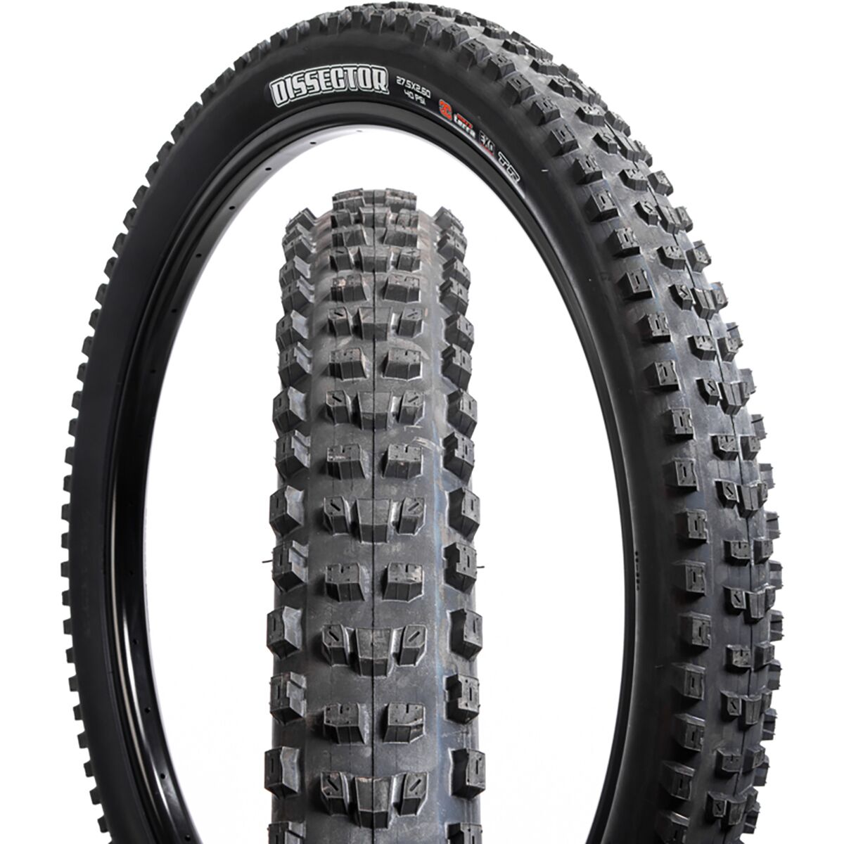 Maxxis Maxxis Dissector 27.5in Tire Black, 3CT/EXO, 27.5x2.6