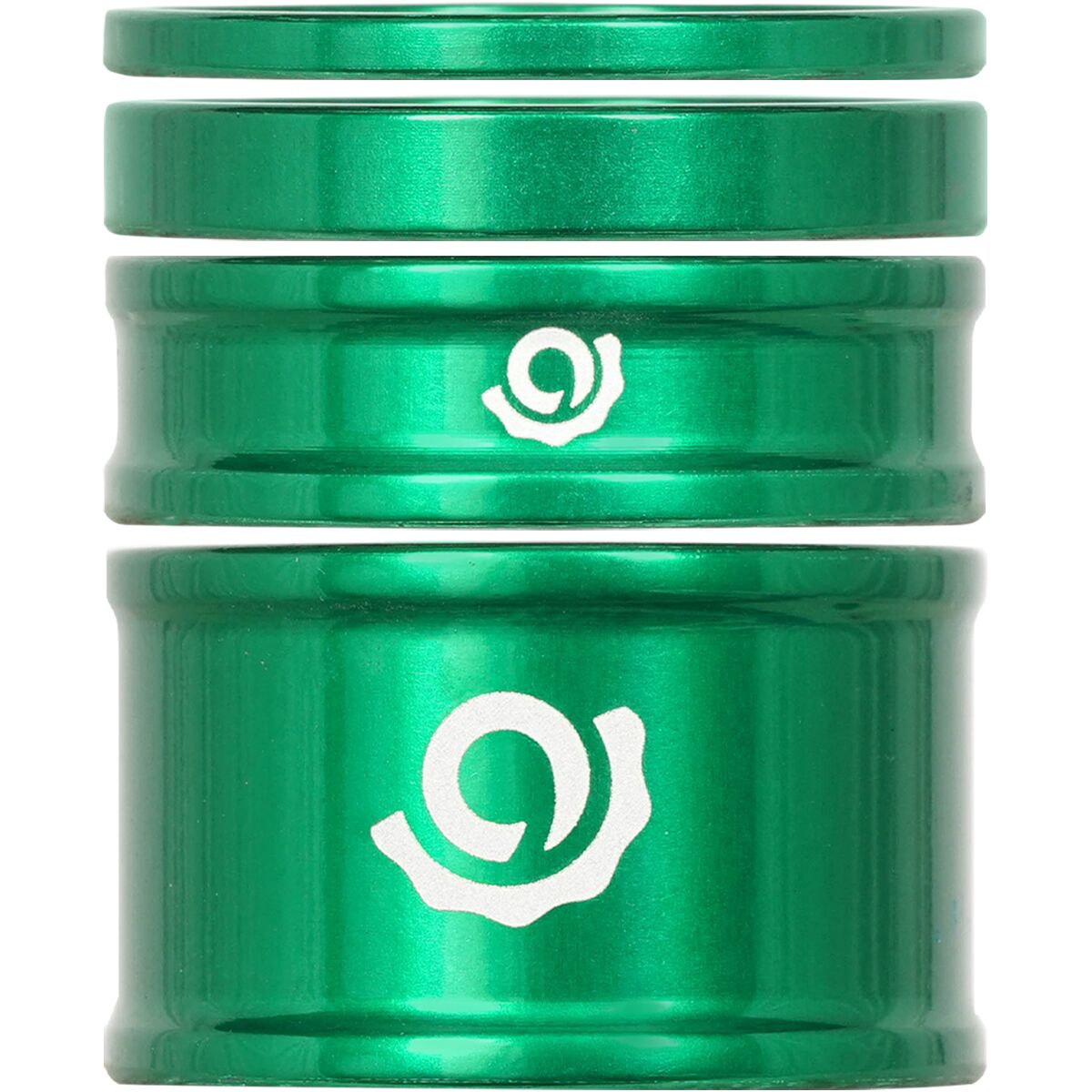 Industry Nine Headset Spacer Combo Kit in Green - Size: 2.5mm/5mm/10mm/20mm