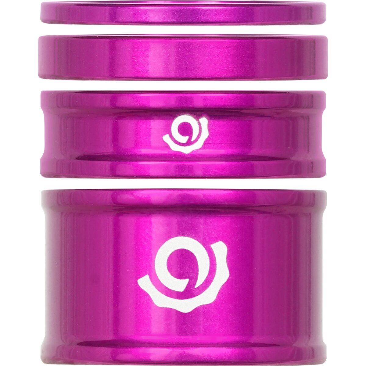 Industry Nine | I9 Headset Spacer Combo Kit Headset Spacer Combo Kit - 2.5Mm, 5Mm, 10Mm, 20Mm Purple | Aluminum